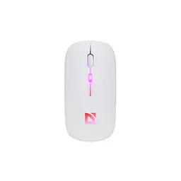 Мишка Defender Touch MM-997 Silent Wireless RGB White (52998)