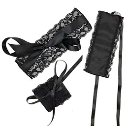 Еротичний набір пов'язка на очі та наручники Art of Sex Blindfold and Handcuffs Aria - мініатюра 2