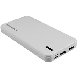 Портативна батарея Grunhelm GP-10W Power Bank 10.000 mAh біла (137518) - мініатюра 3