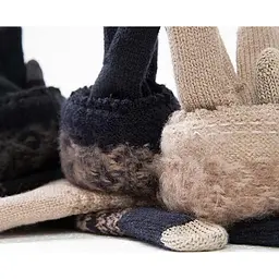 Зимові рукавички для сенсорних екранів Xiaomi Touch Screen Gloves Finger Winter Coffee XMJ013 - мініатюра 2