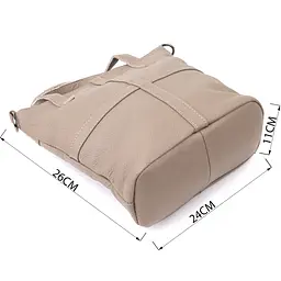 Жіноча сумка з ручками з натуральної шкіри Vintage 24х26х11 см sum0027619 - мініатюра 4