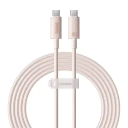 Кабель Baseus Habitat Series Fast Charging Cable Type-C to Type-C 100W 2m P10360202421-01 Pink