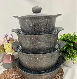Набір посуду O.M.S. Collection 3006 Grey 8 предметів - мініатюра 4