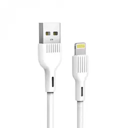 Кабель SkyDolphin S03L USB - Lightning (M/M), 1 м, Білий (USB-000417)