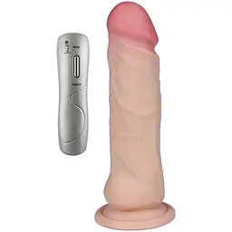 Вібратор B - Series Real Saturn 7", 21 см (тілесний)