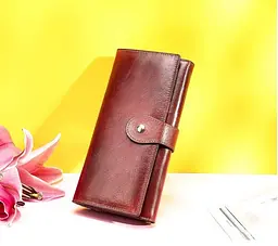 Жіночий шкіряний гаманець Vintage 9.5х19х3 см acs0018213 - мініатюра 6