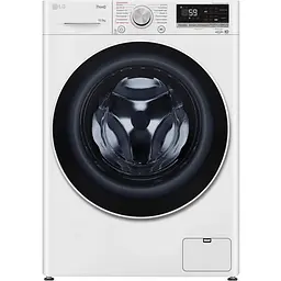 Пральна машина LG фронтальна 105 кг 1400 A+++ 57 см дисплей пара інвертор білий