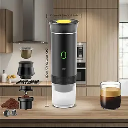 Портативна кавоварка JN-02 Pro2.0 в чорному кольорі - мініатюра 2