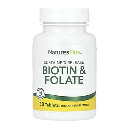 Біотин та фолат, Biotin & Folate - 30 tabs