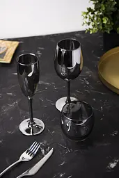 Набір келихів Luminarc Delice Graphite 360 мл х 6 шт (J9397/2) - мініатюра 3