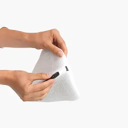 Мішок для прання бюстгальтерів Brabantia, 19x19х14 см, білий з сірим (149245) - мініатюра 3