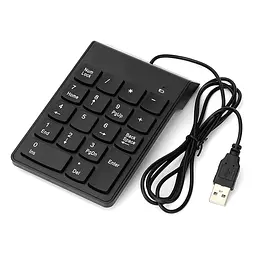 Клавіатура Gembird KPD-U-03 USB Black (KPD-U-03) - мініатюра 3