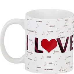 Кухоль GeekLand I love K-Pop.923 330 мл білий - мініатюра 3