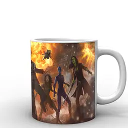 Кухоль GeekLand Галактики Guardians of the Galaxy scene GG.02.007 330 мл білий - мініатюра 3