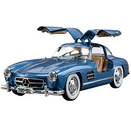 Колекційна металева модель автомобіля АвтоЕксперт Mercedes-Benz 300SL Gullwing з інерцією, світлом та звуком 1:24