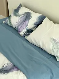 Постільна білизна сімейна Dushka Home Сатин 21635 160х215х2 см - мініатюра 2