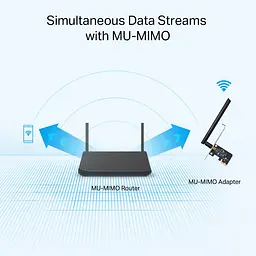 Адаптер WiFi Archer T2E AC600, PCI-Express x1 TP-Link teh0017403 - мініатюра 7