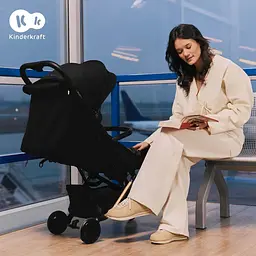 Коляска прогулянкова Kinderkraft Pilot 2 Midnight Black (SPILO02BLK0000) - мініатюра 15
