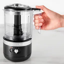 Кухонний мінікомбайн KitchenAid 5KFCB519EBM 1.3 л бездротовий матовий чорний - мініатюра 8