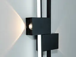 Бра настінне LED Diasha 1562/800BK, 30W, 4100K, чорний, лінійний стиль, IP20, 1650 лм - мініатюра 4