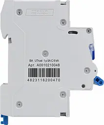 Модульний автоматичний вимикач 1р - 5А - С - UTrust АСКО-УКРЕМ (A0010210048) - мініатюра 5