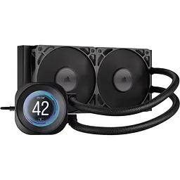 Система водяного охолодження Corsair Nautilus 240 RS LCD (CW-9061031-WW) - мініатюра 2