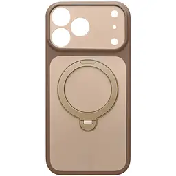 Чохол Ummi Full Camera with MagSafe HQ Ring для Apple iPhone 17 Pro Max (6.9") Brown Gold