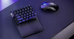 Клавіатура ASUS ROG Falcata Split 83key Magnetic Switch USB-A/WL/BT EN RGB Black (90MP043H-BKUA20) - мініатюра 11