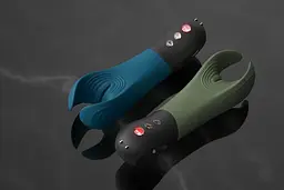 Fun Factory Manta - обопільний вібратор для пар, 18х5.2 см (синій) Fun Factory FNF5300859 98469 - мініатюра 7
