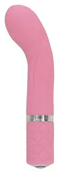 Вібратор Pillow Talk Racy Pink Розкішний із кристалом Сваровськи для точки G, 12.7х2.2 см. рожевий