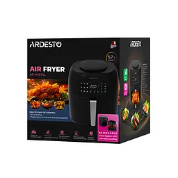Мультипіч Ardesto чорна 1800 Вт (AF-H-E74L) - мініатюра 9