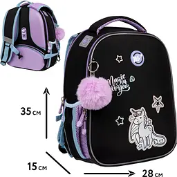 Рюкзак каркасний Yes H-100 Magic Rainbow Unicorn (559546) - мініатюра 25