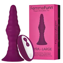 Анальна пробка Dream Toys Pyra Large 15 см (малиновий) - мініатюра 10