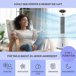Повітроохолоджувач Klarstein Skyscraper Ice 4-in-1 (10028303)  - мініатюра 2