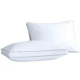 Подушка Cosas Flake антиалергенна 50x70 см білий (Pillow_50x70_Holofiber_BKGray) - мініатюра 5
