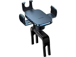 Автомобільний тримач BASEUS Metal Age 2 Gravity Car Mount (Round Air Vent Version) Dark Gray (SUJS000013) - мініатюра 5