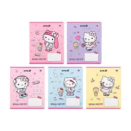 Зошит Kite Hello Kitty, 12 аркушів, клітинка (HK25-232-1), в асортименті