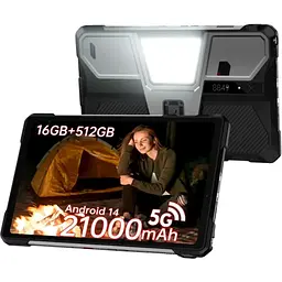 Планшет Unihertz 8849 Tank Pad 16/512 Black - мініатюра 2