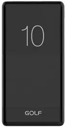 Портативна батарея GOLF Power Bank 10000 mAh G80 10W Black***