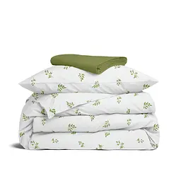 Дитяча постільна білизна в ліжечко OLIVE LEAF, зелений (FoliageWillowGreen_74Avocado_140)