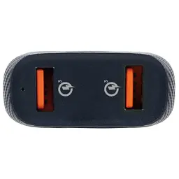 Зарядний пристрій Gembird 2 port 36W QC3.0 (TA-U2QC3-CAR-01) - мініатюра 2