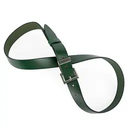 Ремінь жіночий шкіряний JK-3023 green-2 зелений (115 см) - мініатюра 2