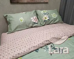 Постільна білизна LARA сатин d13145d двоспальна - мініатюра 3