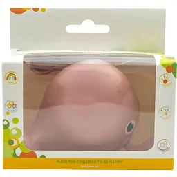 Іграшка для ванни Baby Team Кит (9041_рожевий) - мініатюра 2