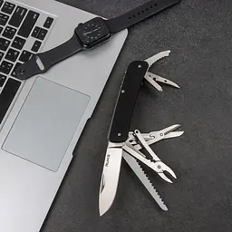 Багатофункціональний ніж Ruike Criterion L51, (8.5 см) 12C27 / G10 чорний, 23 інстр. - мініатюра 12