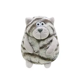 Дитяча м'яка іграшка "Кумедний кіт" C6303(Grey) розмір 13 см