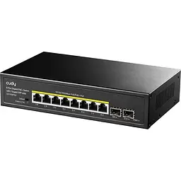 Комутатор Cudy GS1008PS2, 8-Port Gigabit PoE+ Switch with 2 Gigabit SFP slot 120W (GS1008PS2)
