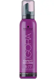 Мус-фарба для волосся Schwarzkopf Professional Igora Expert Mousse, відтінок 8-77, 100 мл (1917393) - мініатюра 2