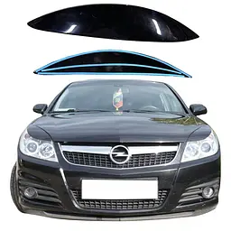 Вії фар для Opel Vectra C 2005-2008 Ресталінг 2 шт Voron Glass (RO10105)