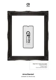 Захисне скло для OPPO A5s, Icon, 2.5D загартоване скло, повне проклеювання, глянсове, удароміцне, з олеофобним покриттям, сумісне з чохлами, міцність 9H, проста установка, ArmorStandart (ARM56025-GIC-BK) - мініатюра 3
